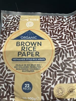 Brown Rice Paper