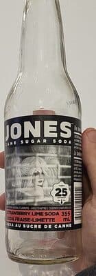 Cane Sugar Soda, Strawberry Lime