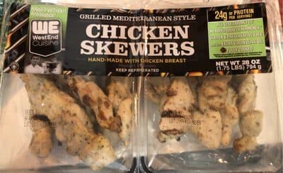 Chicken skewers