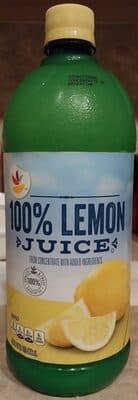 100% Lemon Juice