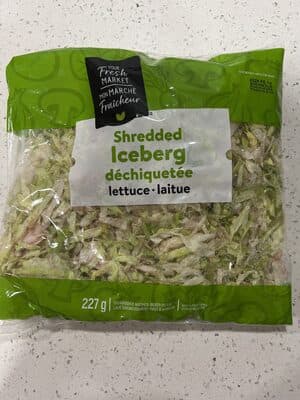 Shredded Iceberg Lettuce