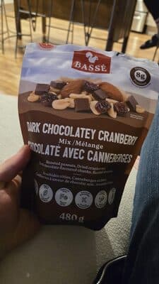 Mlange de noix chocolat noir et canneberges