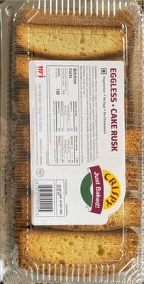 Twi eggless cake rusk