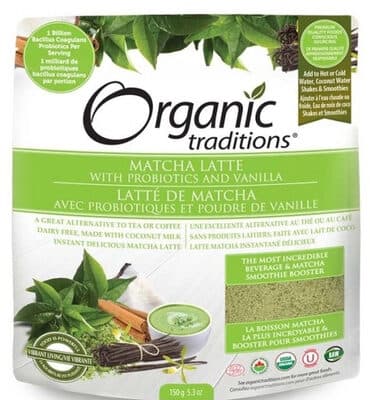 Matcha Latte With Probiotics