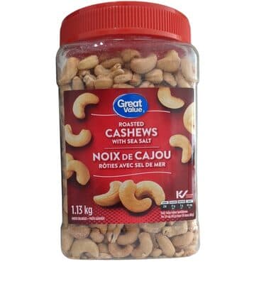 Roasted Cashews with Sea Salt