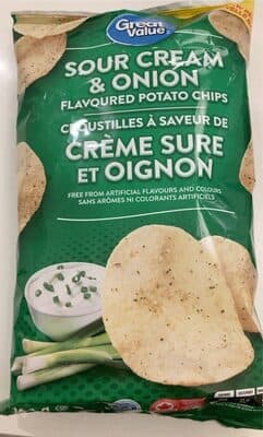 Sour Cream & Onion Flavoured Potato Chips