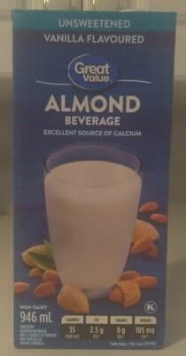 Unsweetened Vanilla Almond Beverage
