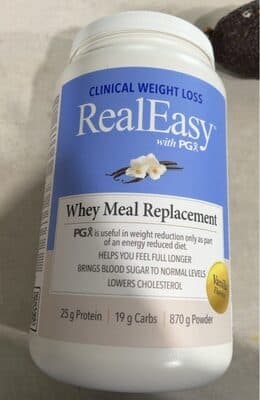 Whey meal replacement