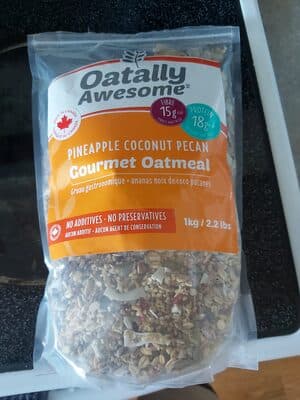 Pineapple Coconut Pecan Gourmet Oatmeal
