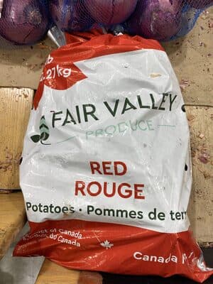 Red Rouge potatoes