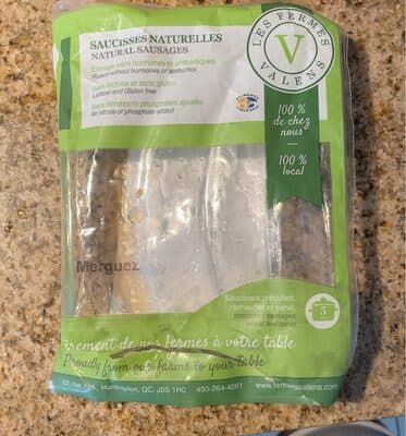 Saucisses Merguez Naturelles