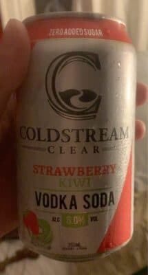 Strawberry Kiwi Vodka Soda