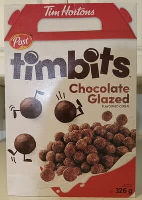 Chocolate Glazed Timbits Flavoured Cereal