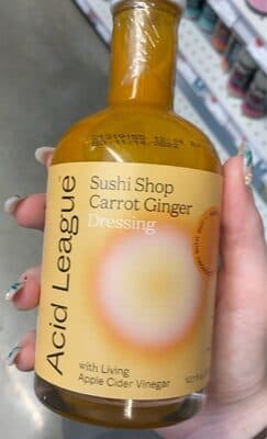 Sushi shop carrot dressing