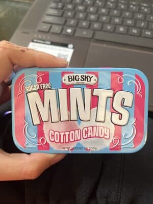 cotton candy mints