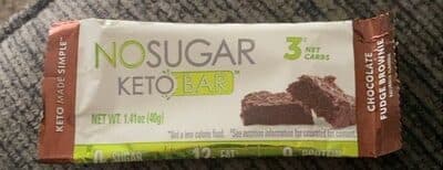 No sugar keto bar