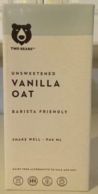 Unsweetened Vanilla Oat Milk