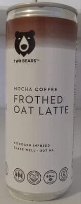Mocha Coffee Frothed Oat Latte