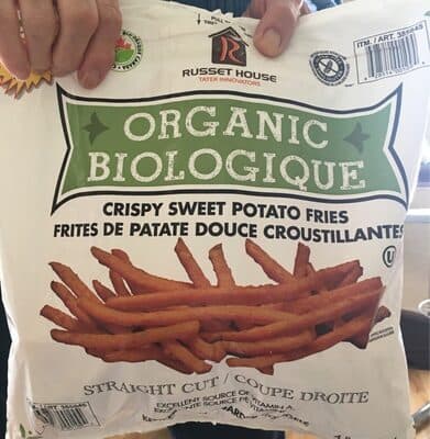 Frites de patates douces croustillantes