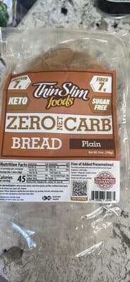 Thin Slim Foods Plain Bread