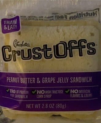 Peanut butter and jelly sandwich