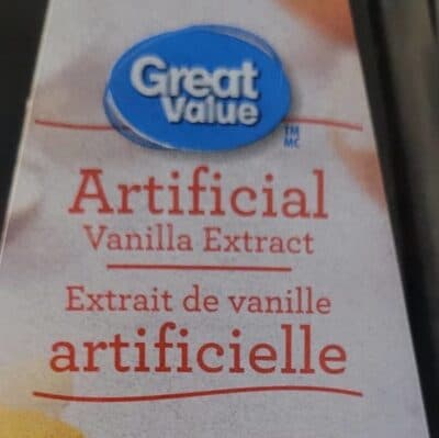 Extrait  de vanille  artificielle