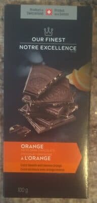 Orange Swiss Dark Chocolate