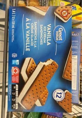 Vanilla Ice Cream Sandwiches