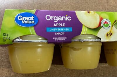 Unsweetened Apple Sauce