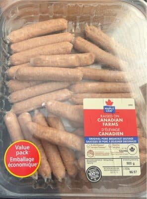 Original pork breakfast sausage