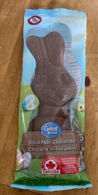 Solid Milk Chocolate Bunny