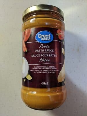Great Value Rose Pasta Sauce