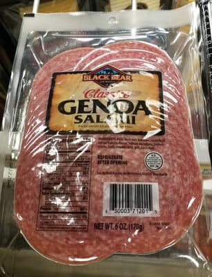BLACK BEAR, CLASSICO GENOA SALAMI
