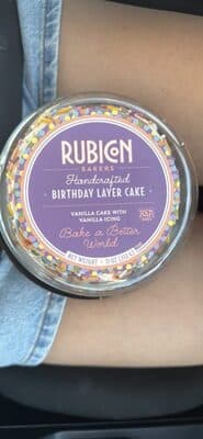 Handcrafted Birthday Cake