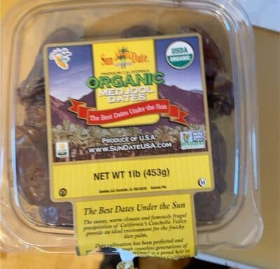 Medjool dates organic