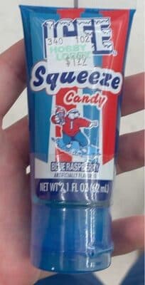 Icee Squeeze Candy, Blue Raspberry