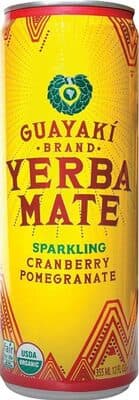 Cranberry Pomegranate Sparkling Organic Yerba Mate