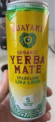 Organic Lima Limon Sparkling Yerba Mate