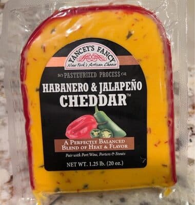 Habanero & jalapeño cheddar