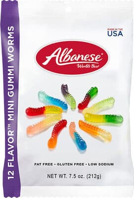 ALBANESE, MINI GUMMI WORMS