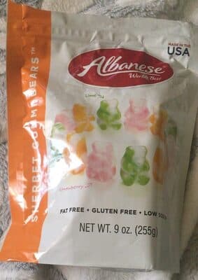 Sherbet gummi bears