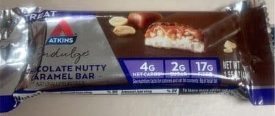 Chocolate Nutty Caramel Bar