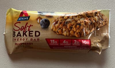 Soft baked blueberry bar
