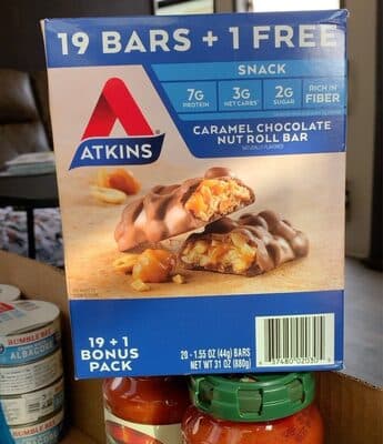 Caramel Chocolate Nut Roll Snack Bars