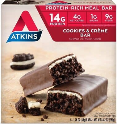 Cookies & Creme Protein-Rich Meal Bar