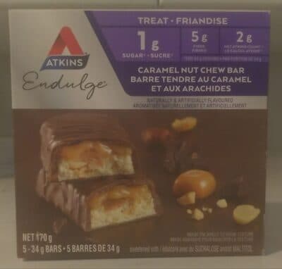 Caramel Nut Chew Bar