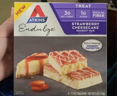 Strawberry Cheesecake Flavored Treat Dessert Bars