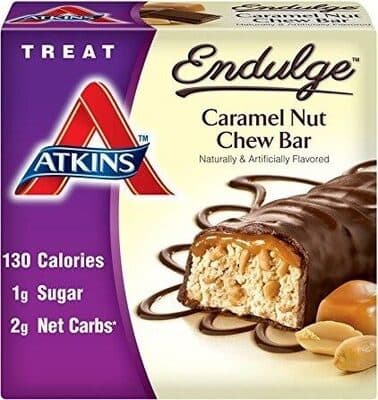 Caramel Nut Chew Bar