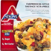 Farmhouse-Style Sausage Scramble Scrambled Eggs With Sausage, American Cheese And A Blend Of Bell Peppers & Onions