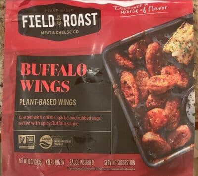 Buffalo Wings Plant-Based Wings Crafted With Onions, Garlic And Rubbed Sage, Served With Spicy Buffalo Sauce